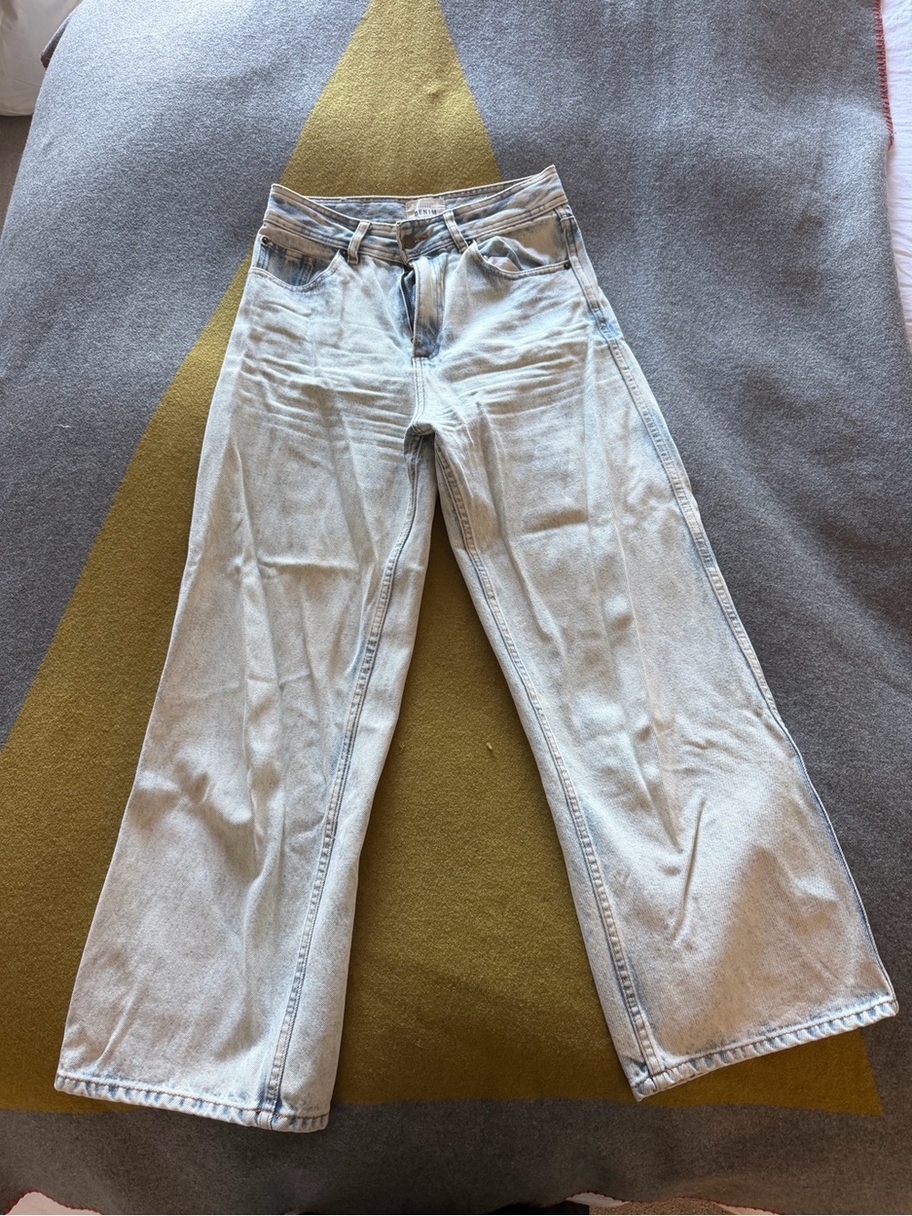 Sezane Le Crop Light Wash Jeans